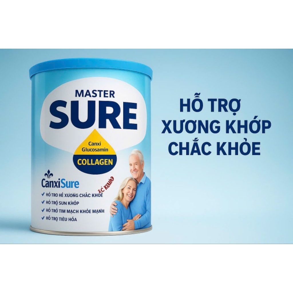 Sữa Bột MASTER SURE (Canxi sure) hỗ trợ xương khớp chắc khoẻ...