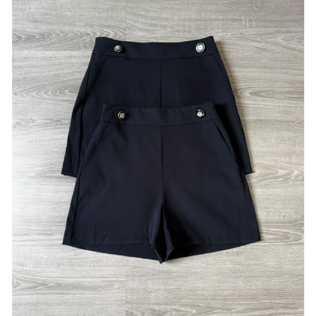 Quần short P..M dư xịn xanh đen