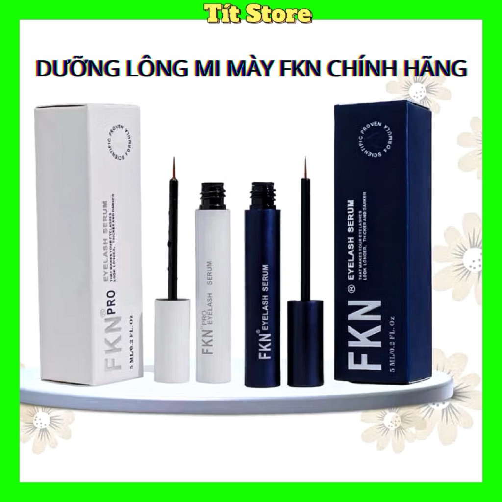 Dưỡng Lông Mi Mày Mascara FKN Giúp Mi Dài Dày Đen Cong Vút Chính Hãng
