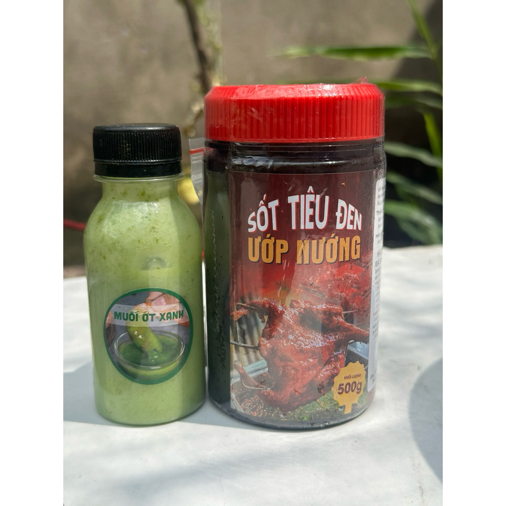 ( Cô Ba Food ) Sốt Tiêu Đen Ướp Nướng Gà Thịt