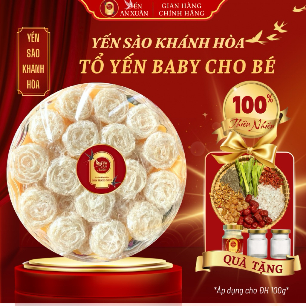 Tổ Yến Baby Cho Bé Yêu Nguyên Chất (Kèm Đồ Chưng) - NHA TRANG NEST - X.BB