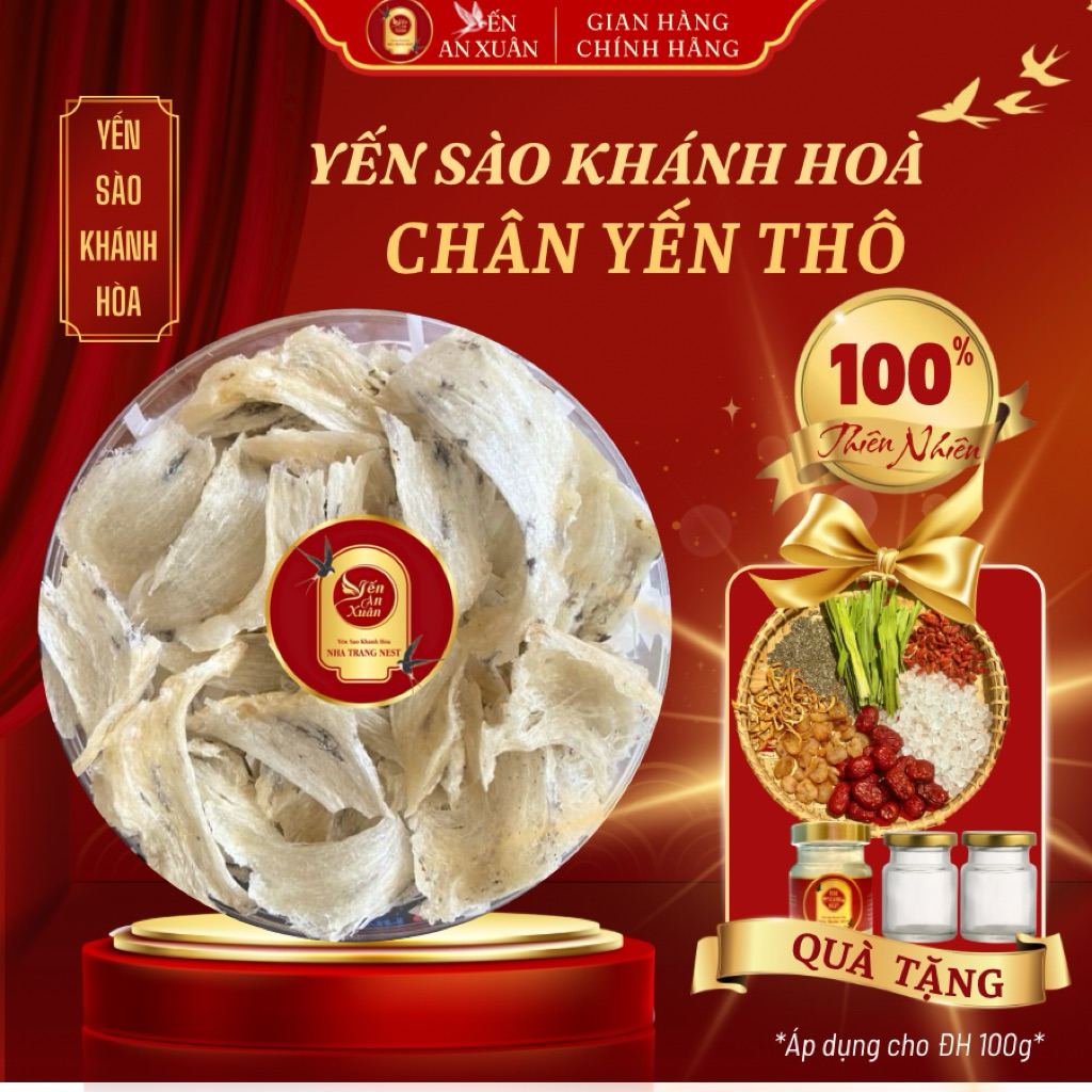 Chân Yến Thô Khánh Hoà Ít Lông (Kèm Đồ Chưng) - NHA TRANG NEST - X.CT