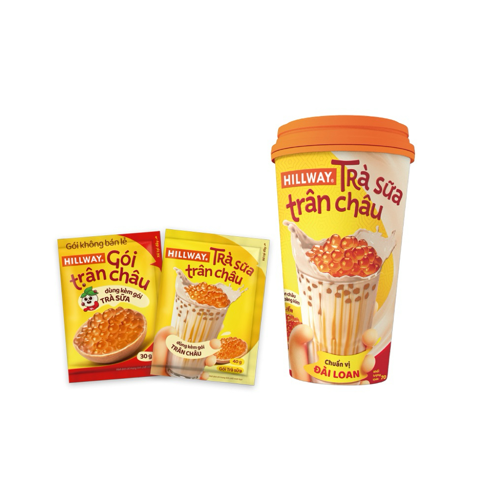 Ly trà sữa trân châu Hillway