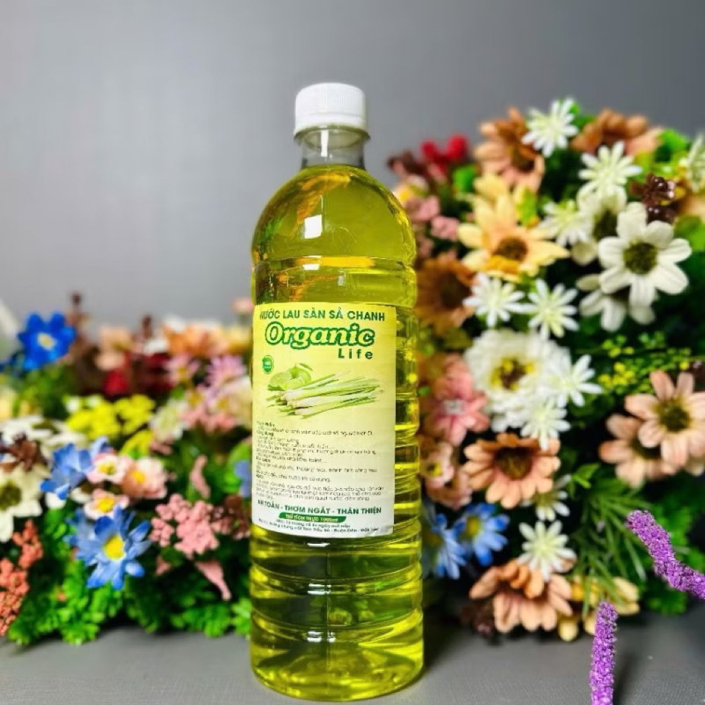 ( SẢ CHANH ) 1 Chai Nước lau sàn sả chanh tinh dầu sả chanh 100ML siêu sạch, Lau sàn nhà