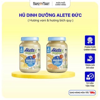  Hũ dinh dưỡng   ngũ cốc ăn liền Alete cho bé 6m+ hàng air Đức 
