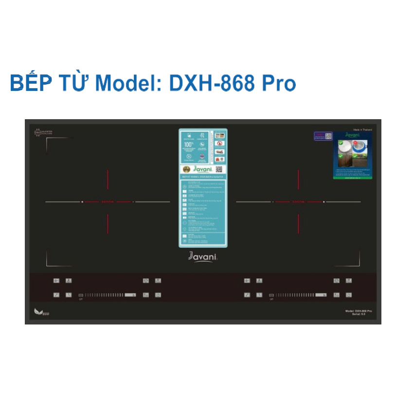 Bếp từ Javani Chính hãng - Thương hiệu từ Đức - Bếp từ DXH 868 Pro