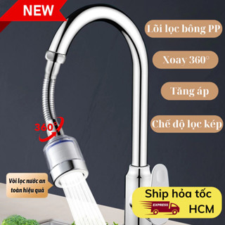 [Top Value] Bộ Lọc Nước Tại Vòi Tăng Áp Xoay 360 Độ Lọc Sạch Cặn Bẩn Tạp Chất Cho Mọi Loại Vòi