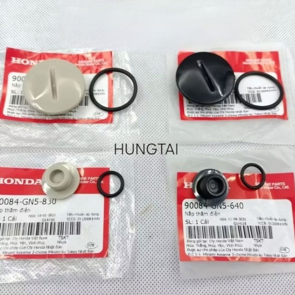 Cặp nắp đậy lốc điện, đề DREAM, WAVE, FUTURE.... zin luôn ron, sin 90084-GN5-830, 90084-GN5-640, 900