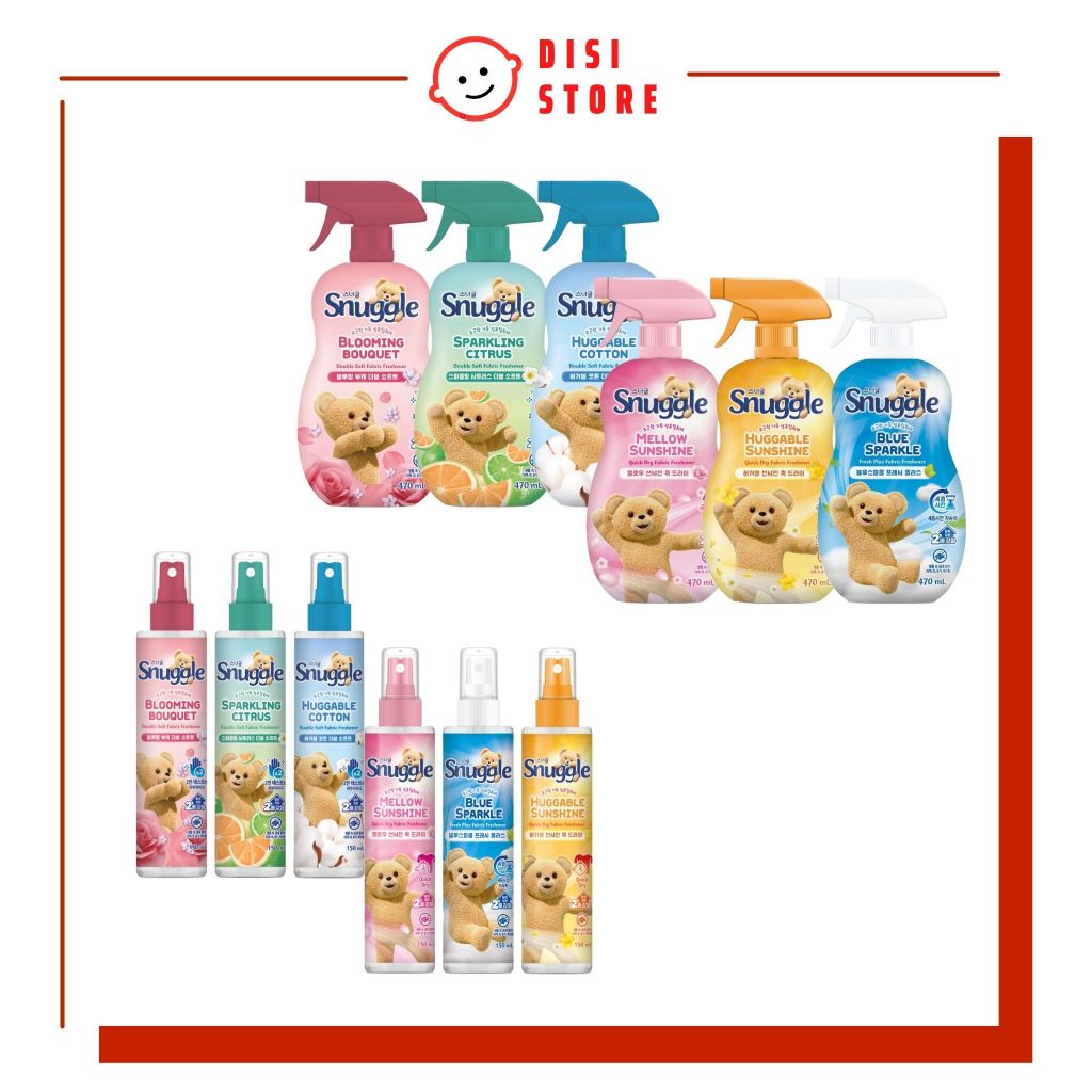 Xịt Thơm Quần Áo Snuggle Hàn Quốc 150ml / 470ml Khử Mùi / Xịt Thơm Vải Làm Thơm Quần Áo Đủ Mùi - DIS