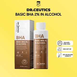 Dung Dịch Tẩy Da Chết DrCeutics Nền Cồn Basic BHA 2% In Alcohol (100ml, 200ml)