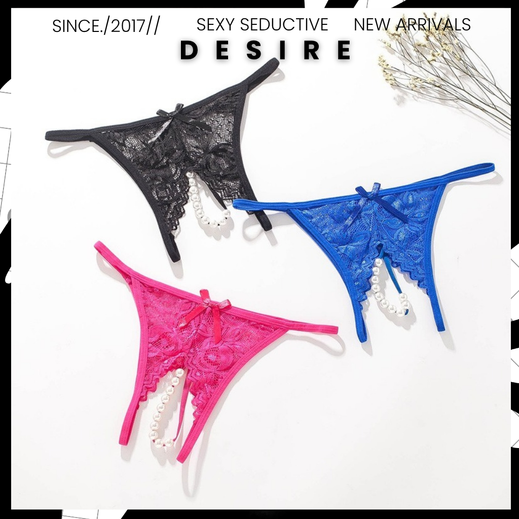 Quần lót nữ ren xuyên thấu lọt khe sexy gợi cảm DESIRE STORE QL-014