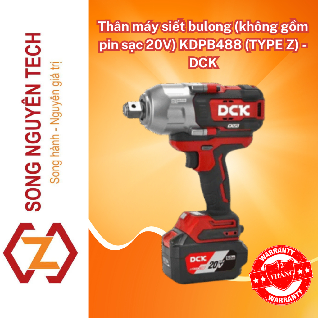 Thân máy siết bulong (không gồm pin sạc 20V) KDPB488 (TYPE Z) - DCK