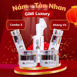  {Chính Hãng} COMBO 5 Mỹ Phẩm Nám Tàn Nhan GiMi Luxury Hàn Quốc,giúp da mờ nám .{Không vỏ} 