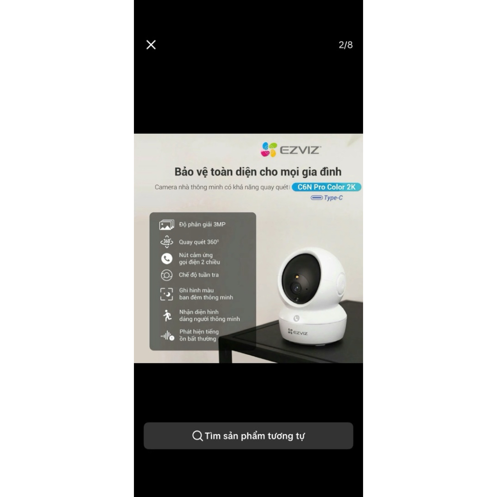 Camera Ezviz C6N Pro 3MP