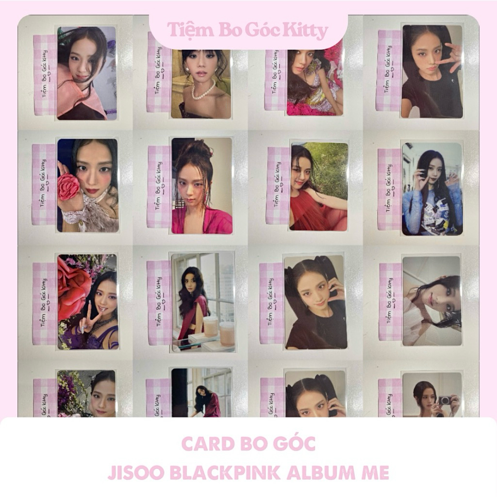 [CHÍNH HÃNG] CARD BO GÓC JISOO BlACKPINK Album Me OFFICIAL