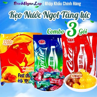  Gói Nguyên 320g Kẹo Bò Húc x Nước Ngọt x Sting Dâu | BanhNganLop 