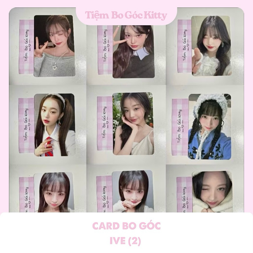 [CHÍNH HÃNG] CARD BO GÓC IVE OFFICIAL (2)