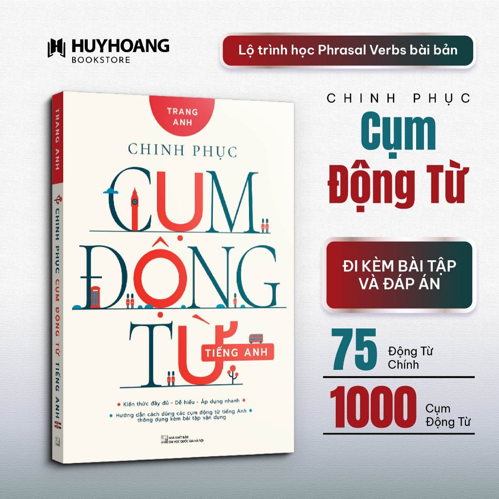 Sách - Chinh Phục Cụm Động Từ Tiếng Anh (Tái Bản 2023)