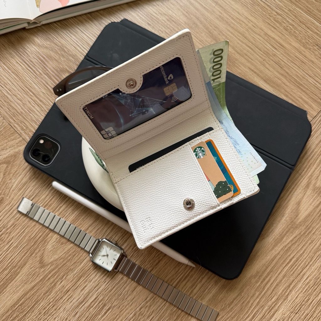 𝗖𝗵𝗶𝗵𝗶𝗿𝗼 𝗠𝗶𝗻𝗶 𝗪𝗮𝗹𝗹𝗲𝘁 - Ví Mini Có Ngăn Tiền Dài Và Cúc Bấm CHIHIRO ( Ouithebrand )