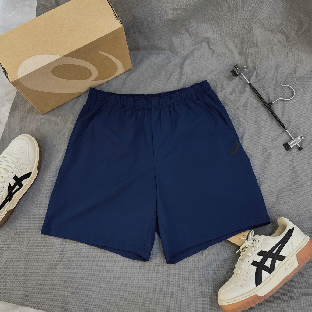 [Chính Hãng] Quần Short Ngắn Thể Thao Asics - 7inch - Công Nghệ Vải onAir - Navy (2)