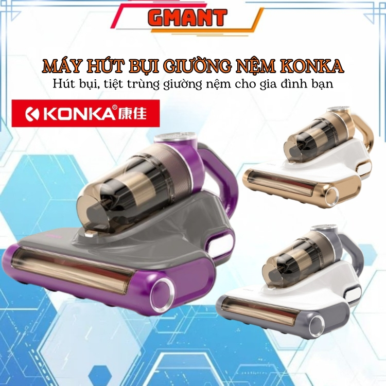 Máy Hút Bụi Cầm Tay KONKA, Diệt Khuẩn Bằng Tia UV. Chính Hãng  Lỗi 1 Đổi 1
