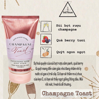 (AUTH) Tẩy tế bào chết BATH AND BODY WORKS 226g đủ mùi hot - Chính hãng (AUTH)