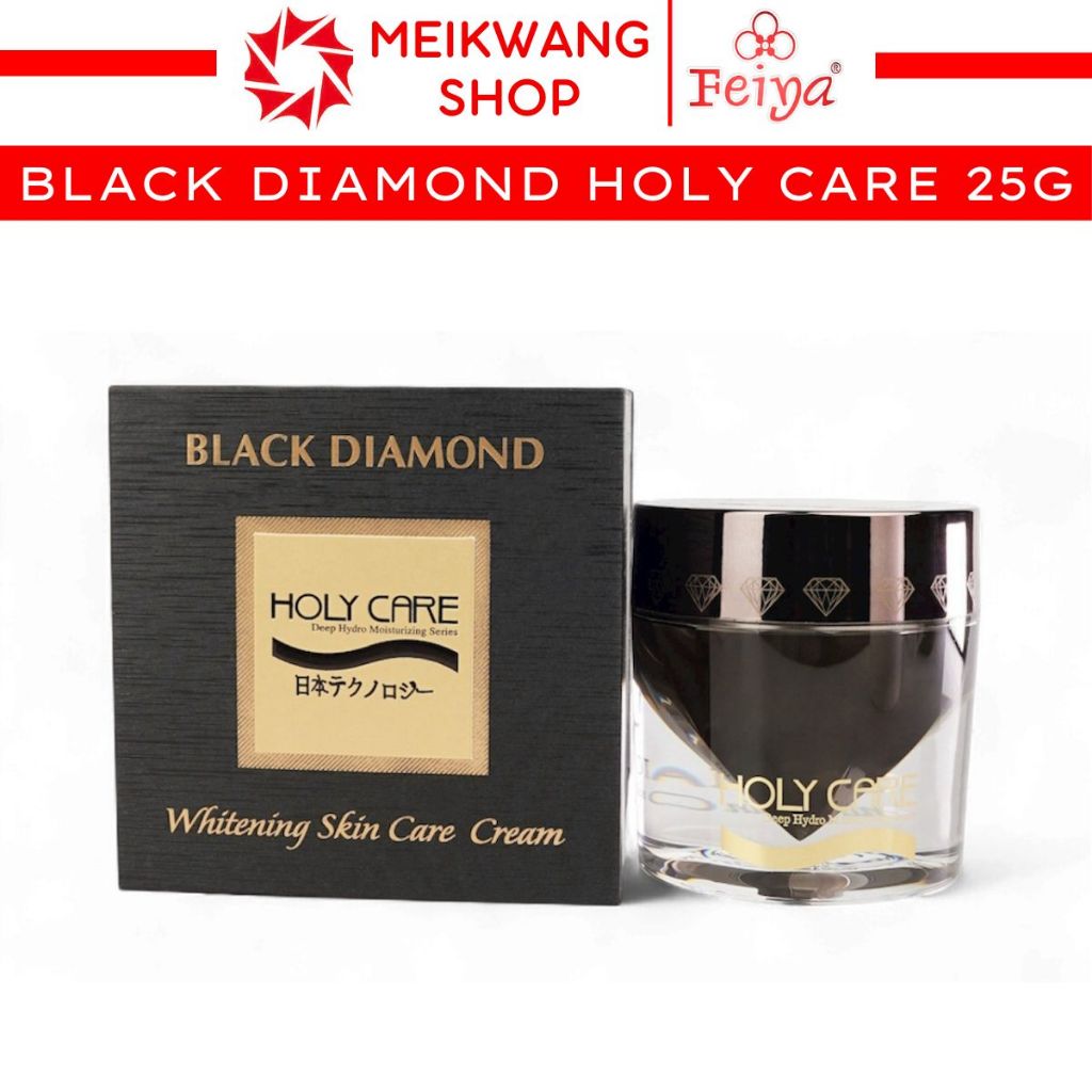 FEIYA - Kem HOLY CARE BLACK DIAMOND 25g | Dưỡng Trắng Da Cao Cấp – Phục Hồi & Chống Lão Hóa