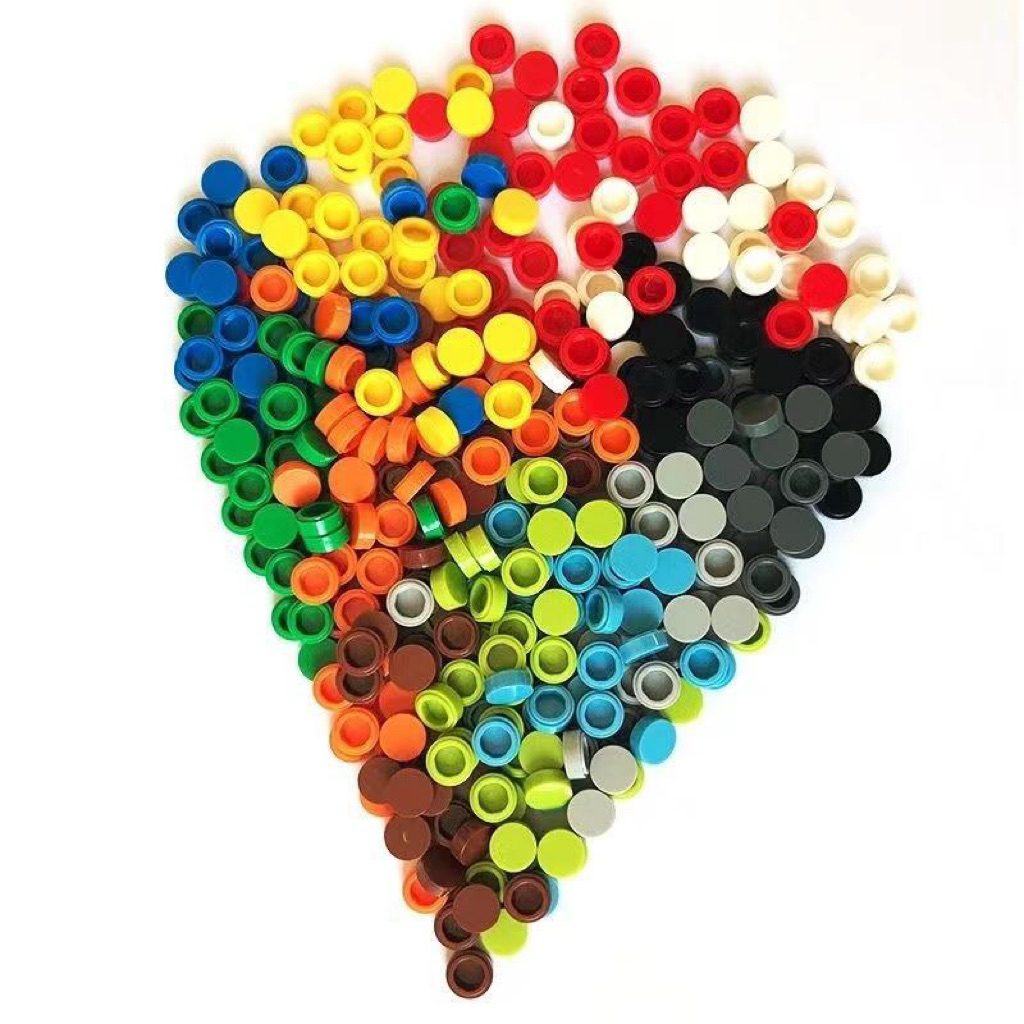 Combo 20 Tile tròn 1x1 – Phụ kiện trang trí đa dụng (Part 98138)