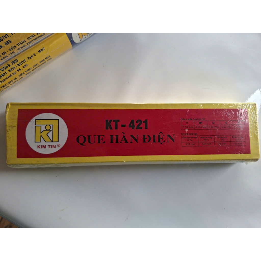 QUE HÀN SẮT KIM TÍN 2.5LY - BÁN LẺ 5 QUE