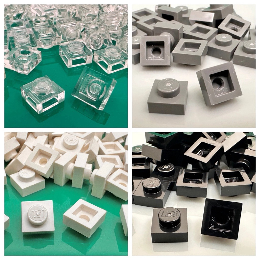 20 cái plate vuông 1x1 – Part ID 3024, Phụ kiện lắp ráp chính hãng