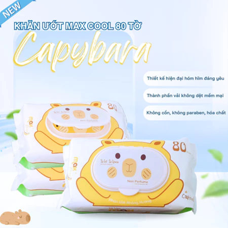 [Top Value]Khăn ướt Max Clean 80 tờ