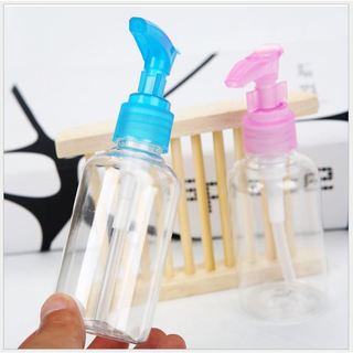 Chai chiết mỹ phẩm có vòi 100ml - Nhựa trong suốt