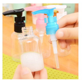 Chai chiết mỹ phẩm có vòi 100ml - Nhựa trong suốt