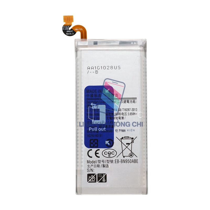 Pin điện thoại Galaxy Note 8 N950 SM-N950F N950N Zin