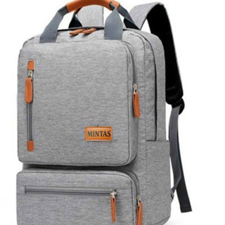 [Peinn] Balo Nhiều Ngăn Hộp Vải Chống Thấm. Cặp Balo Đa Năng Đựng Vừa Laptop 15.6icnh Có Tay Sách - 262