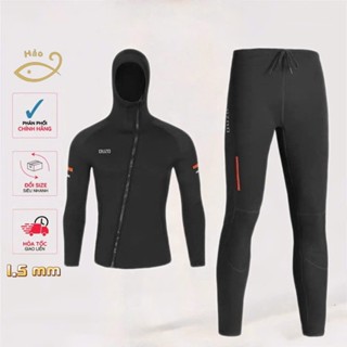 Bộ đồ lặn ấm 1,5mm Bộ đồ lặn đầy đủ cho nam và nữ dài tay áo chống nắng 