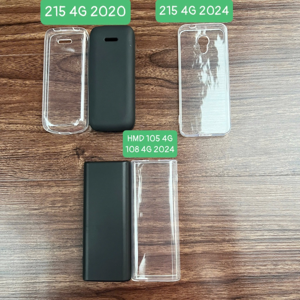 Ốp lưng Nokia 215 4G 2020/ 215 4G 2024/ HMD 105 4G 2024/ 108 4G 2024 dẻo Silicon trong suốt và chống