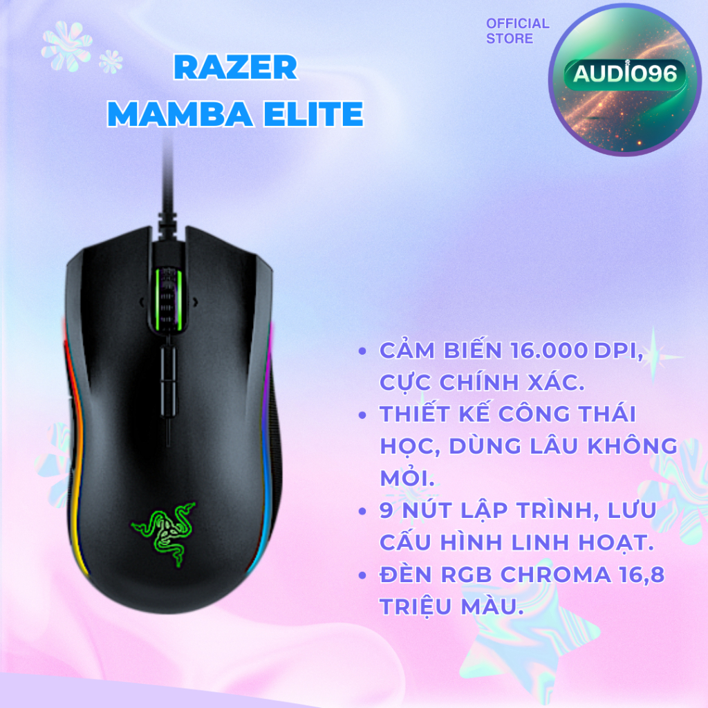 Chuột Gaming Razer Mamba Wireless 5G & Mamba Elite - CHÍNH HÃNG 98% FULL BOX