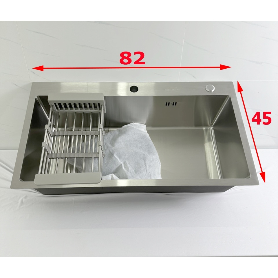[GIá Sỉ] Chậu 1 hố cỡ SIÊU TO Mới Về 82x45x23cm, chậu 1 hố cỡ lớn, chậu rửa chén 1 hố lớn, chậu rửa 