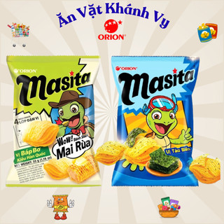 Combo Bánh Snack Khoai Tây Mai Rùa 4 lớp Masita Orion Đủ Vị Gói Nhỏ Và Gói Lớn - HÀNG CHÍNH HÃNG