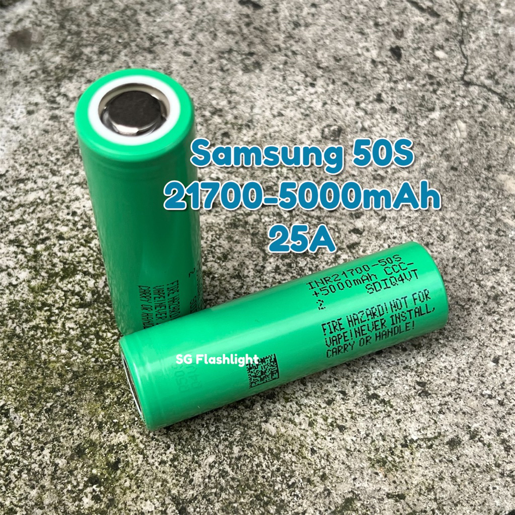 Pin Li-ion 21700 Samsung 50S xả 25A 5000mah sạc lại được