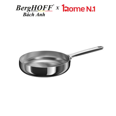 Chảo chiên/rán/xào BergHOFF Belly Stellar Steel 20-24-28cm - Bảo hành 24 tháng - Thép không gỉ 316