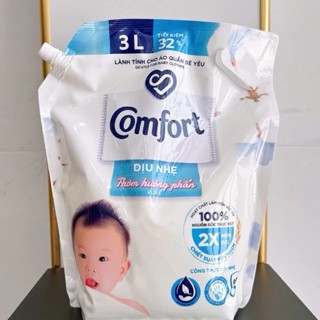 [top value] Nước Xả Vải Comfort Hương Nước Hoa 100 Giờ Lưu Hương & Comfort Thiên Nhiên Thanh Khiết Túi 3L