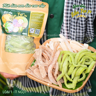   LOẠI 1 ÍT NGỌT  MỨT DỪA NON DẺO CAO CẤP - Mềm Dẻo Ngọt Thanh Thơm Ngon | ĐẶC SẢN BẾN TRE 71 