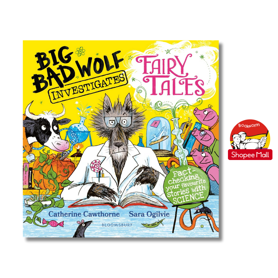 Big Bad Wolf Investigates Fairy Tales by Catherine Cawthorne - Children Picture book in English