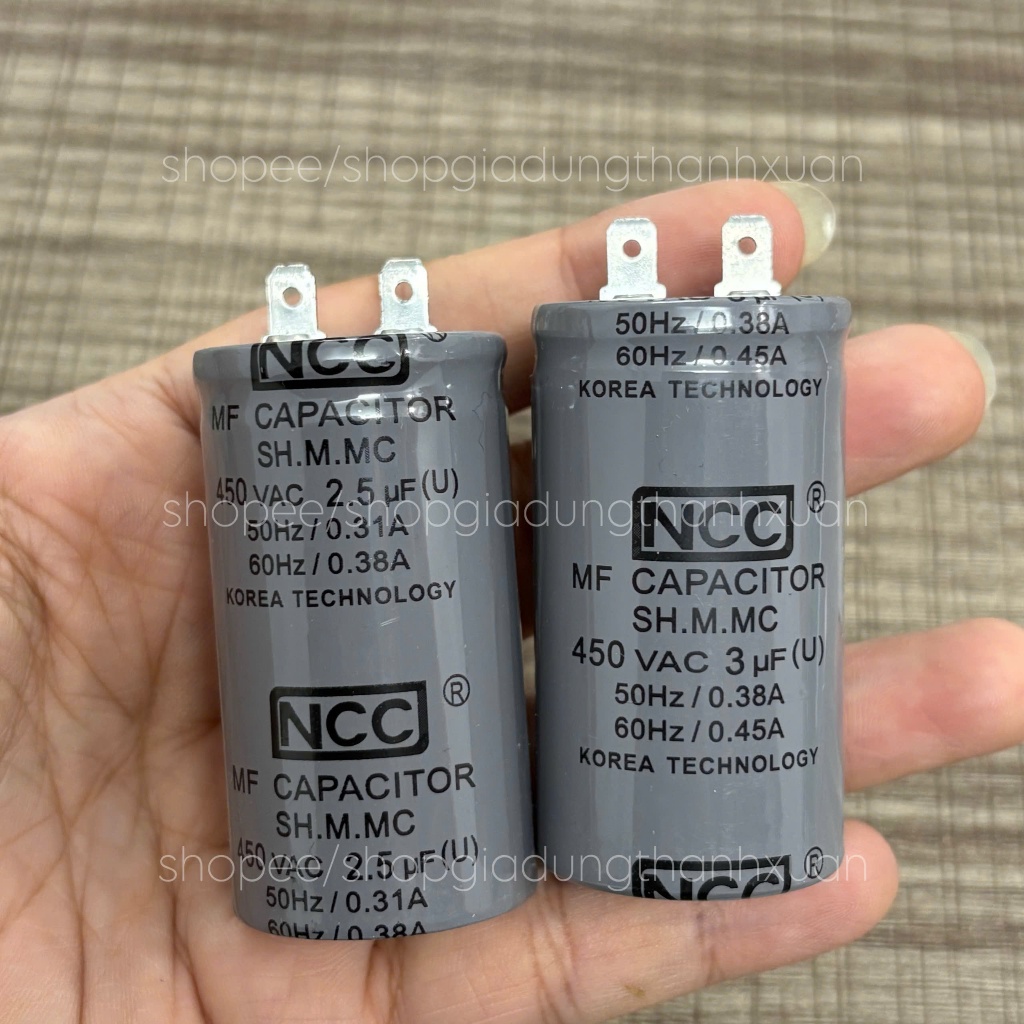 Tụ dầu tụ quạt trần 2.5uF 3uF - 450V