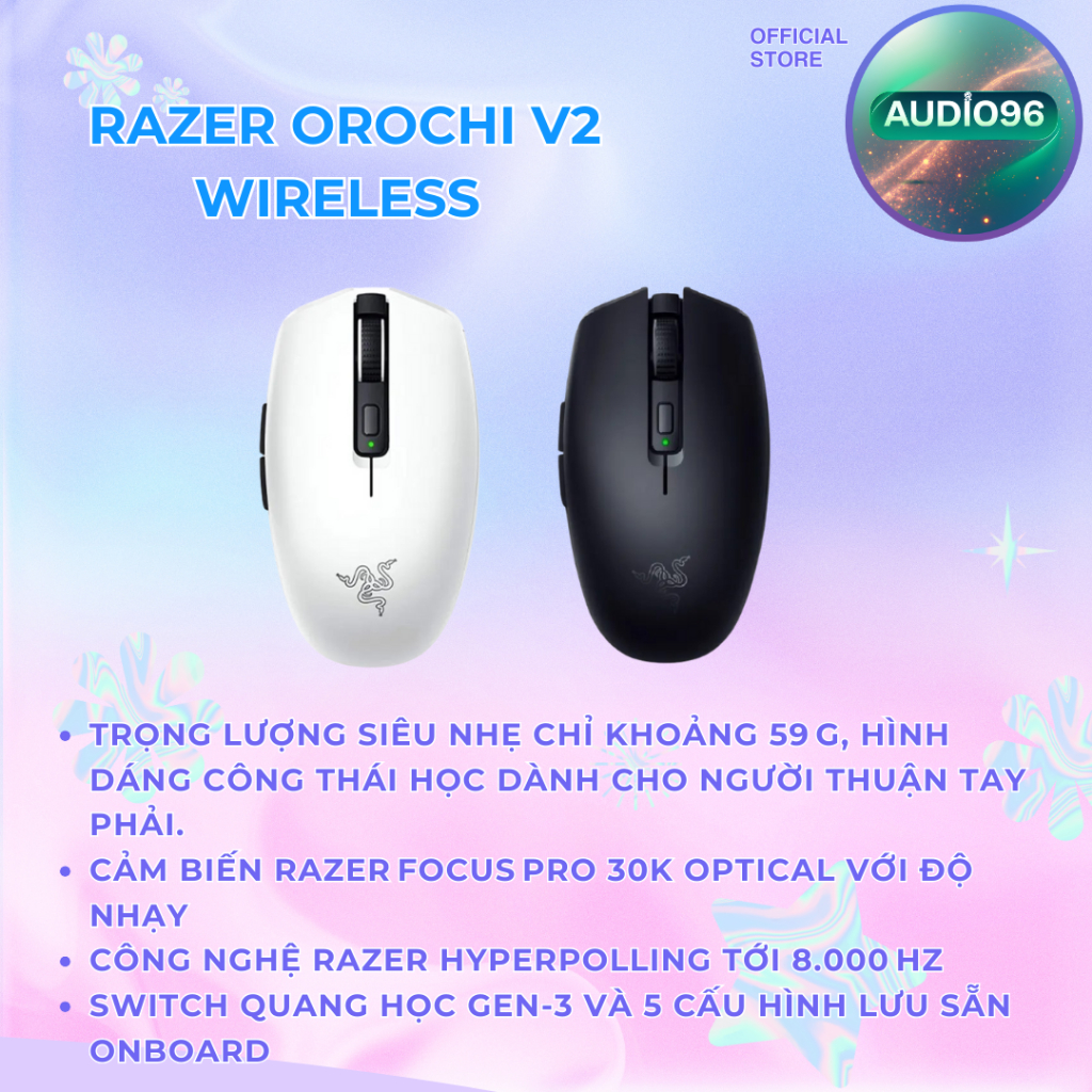Chuột Razer Orochi V2 Wireless - nobox likewnew 95%
