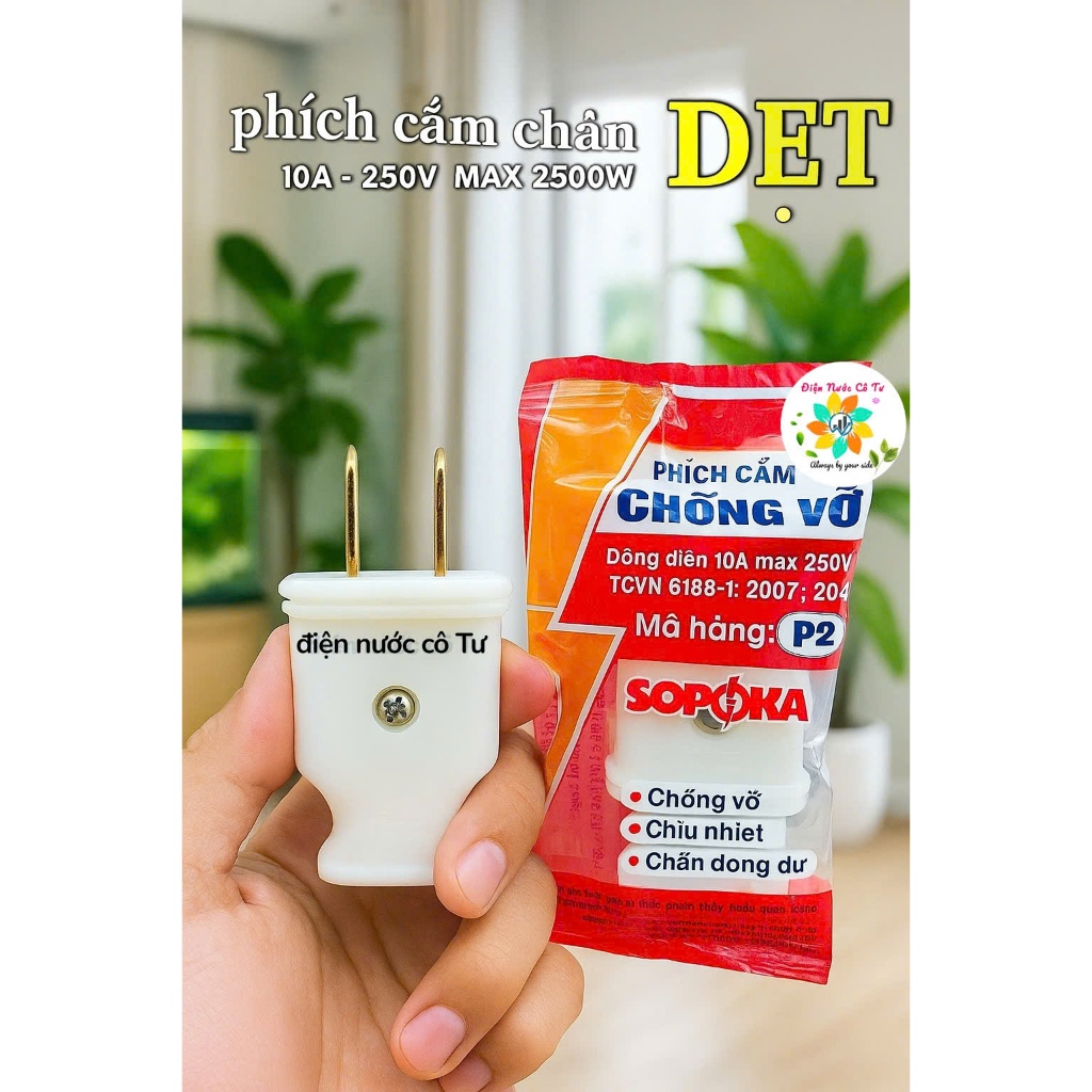 Phích cắm chân DẸT SOPOKA