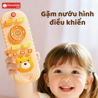 Gặm Nướu Cho Bé Hanokids Hình Điều Khiển TV, Silicon Cao Cấp, Siêu Mềm, Giúp Bé Mọc Răng Dễ Chịu, Chơi Vui Mỗi Ngày