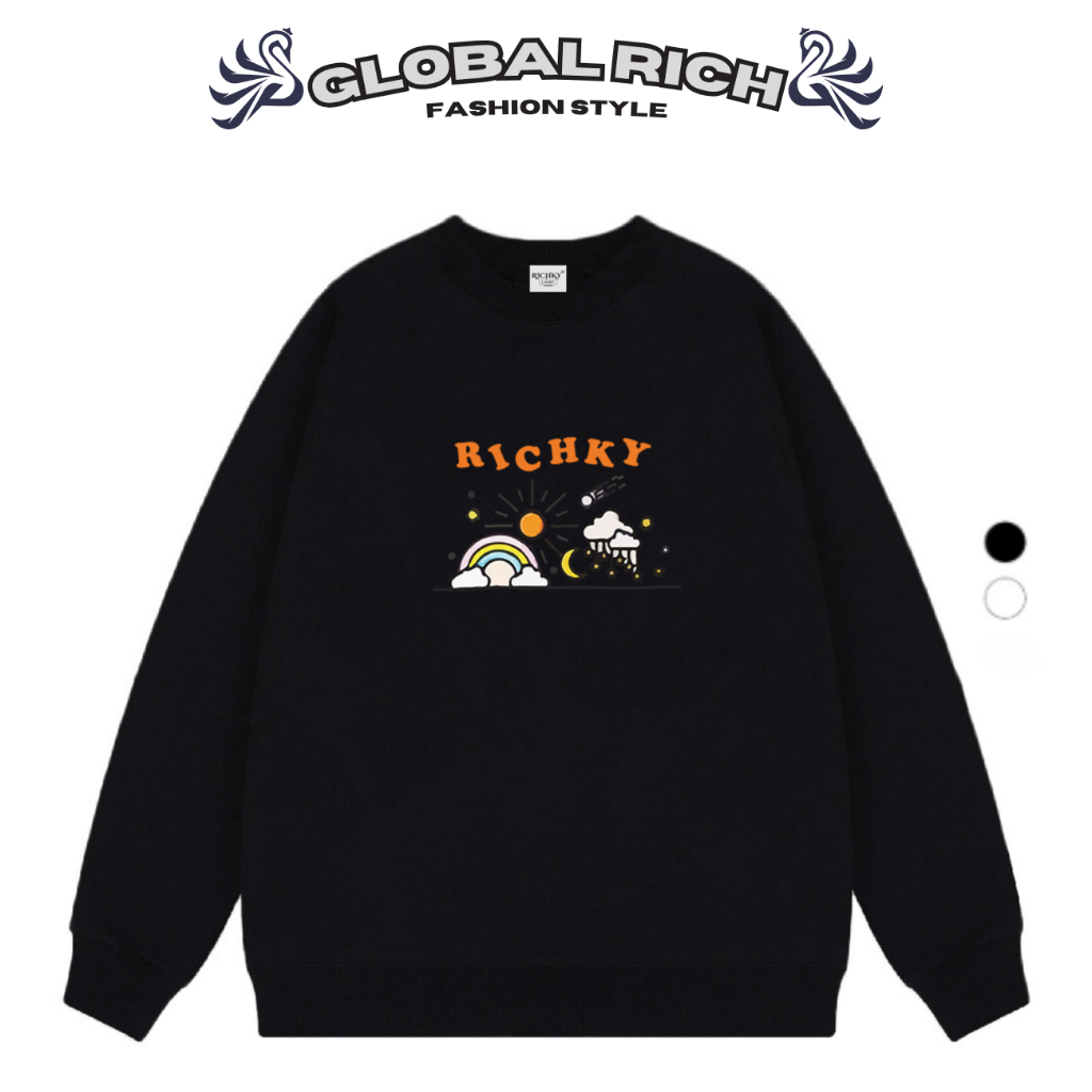 Áo Sweater Global Rich Premium Nỉ Thời Tiết Weather